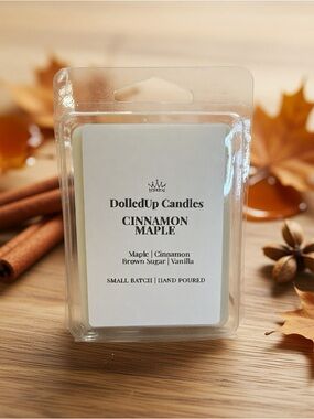 Cinnamon Maple Wax Melts | Cozy Maple Cinnamon Brown Sugar Scent